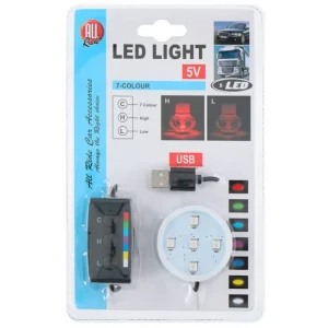?asově Omezené ALLRIDE LED podstavec 7 barev, USB