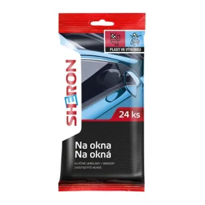 Zlevněny SHERON Ubrousky na okna 24 ks