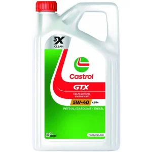 Zlevněny CASTROL GTX 5W-40 A3/B4 5 lt