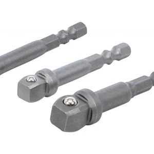 Zna?kovy BGS 9162, Sada sklopnych adaptér? pro vrta?ky | pohon vněj?í ?estihran 6,3 mm (1/4") | 3dílná