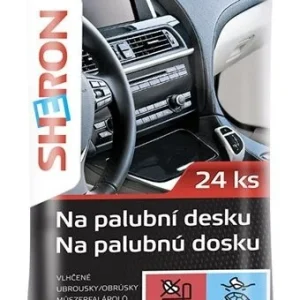 ?istící ubrousky na palubní desku 24 ks - SHERON Zna?kovy