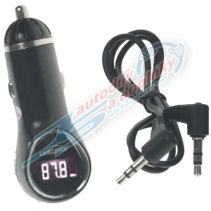 Zna?kovy FM Transmitter v?etně USB nabíjení