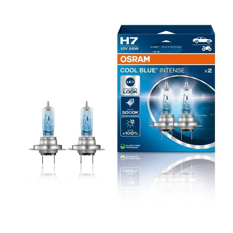 ?asově Omezené krabi?ka H7 12V 55W PX26d COOL BLUE INTENSE OSRAM 2ks