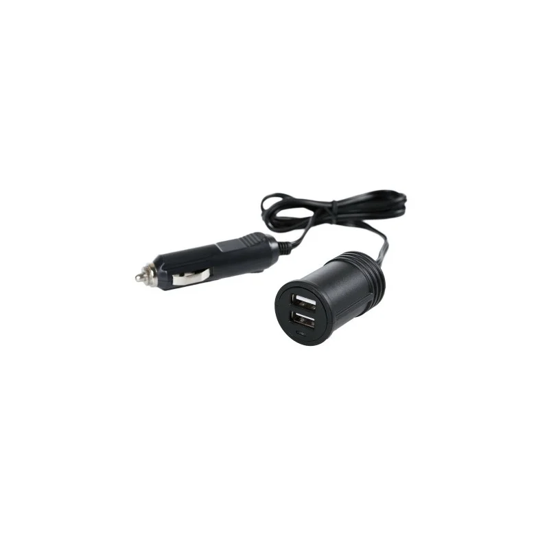 ?asově Omezené USB nabíje?ka do auta s kabelá?í 12/24V 3000 mA