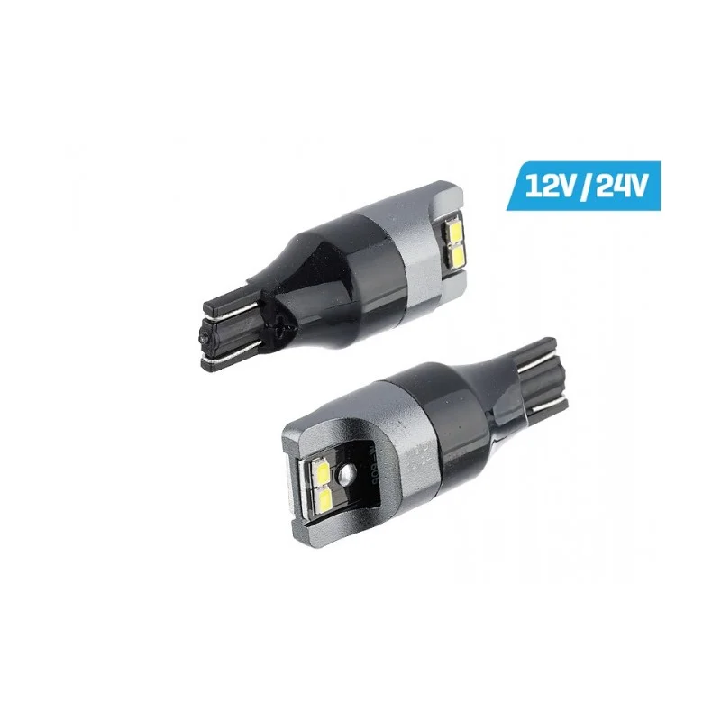 2ks LED 12V/24V W16W ?irá CANBUS Expresní Doru?ení