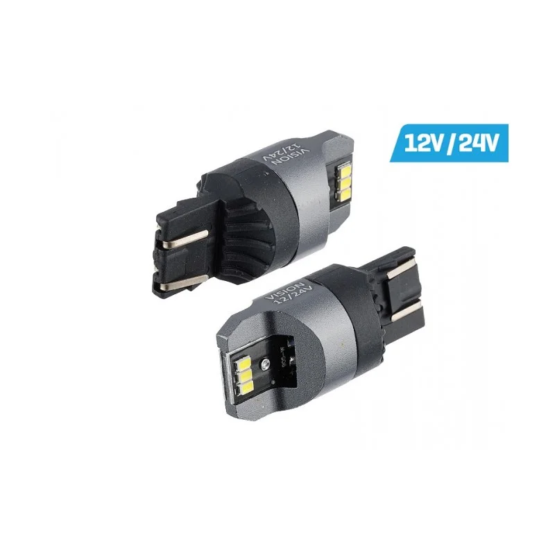 2ks LED 12V/24V W21/5W ?irá CANBUS Bezpe?ná Platba