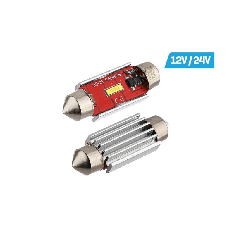 2ks ?árovka LED 12V-24V SV 39mm ?irá CANBUS Poslední ?ance