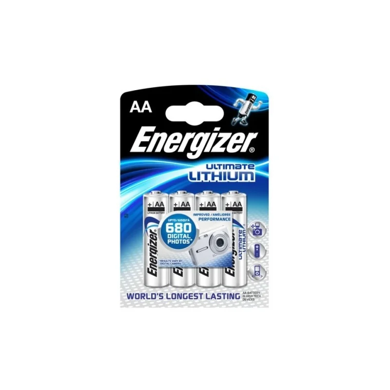 Zlevněny baterie lithiová ultimate ENERGIZER blistr 4ks AA