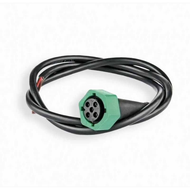 Zástr?ka bajonet 5pin zelená - pravá s kabelem Tovární Cena