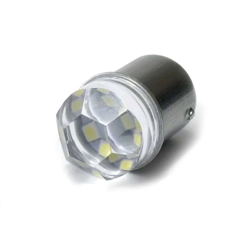 ?árovka LED 12V 5W BA15s oran?ová 9xSMD 3030 Zlevněny