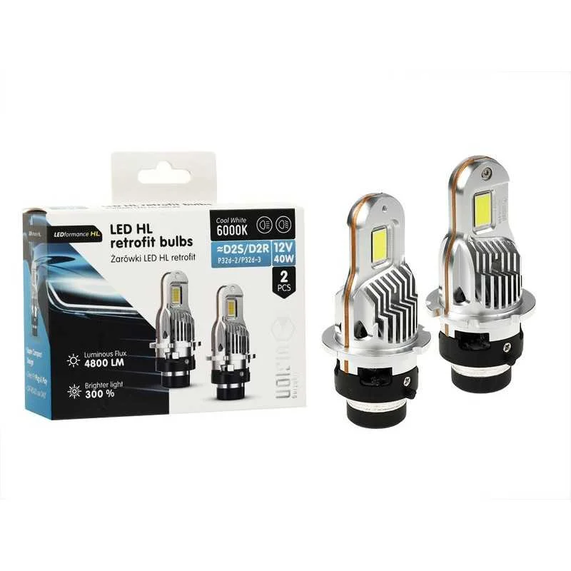 2ks LED D2S/D2R 12V 40W 4800LM VISION Víkendová Akce