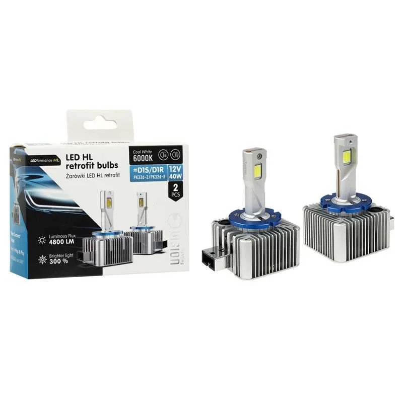 2ks LED D1S/D1R 12V 40W 4800LM VISION Doprava Zdarma