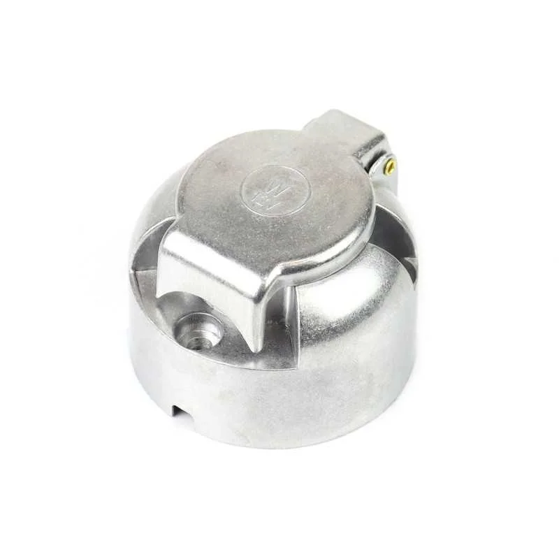 zásuvka 12V 7P hliník kulatá + těsnění Jen Po Omezenou Doba