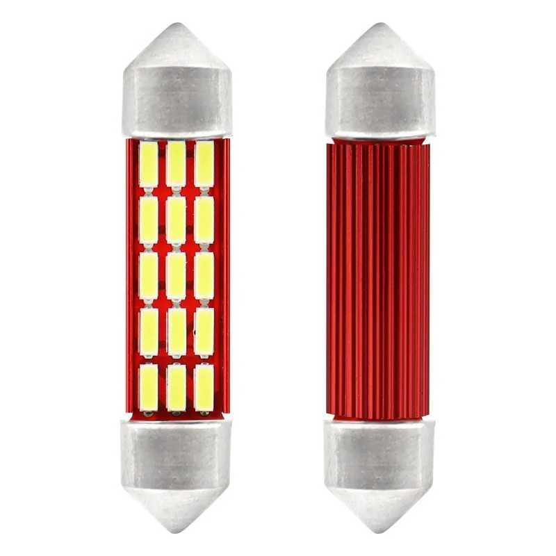 2ks ?árovka LED Festoon 12/24V SV41mm ?irá CANBUS Autenticky