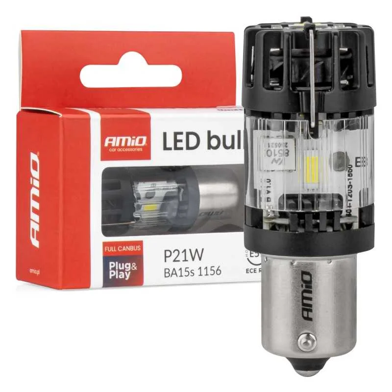 ?árovka LED 12V 21W BA15s ?irá FULL CANBUS 1ks Nejlep?í Volba