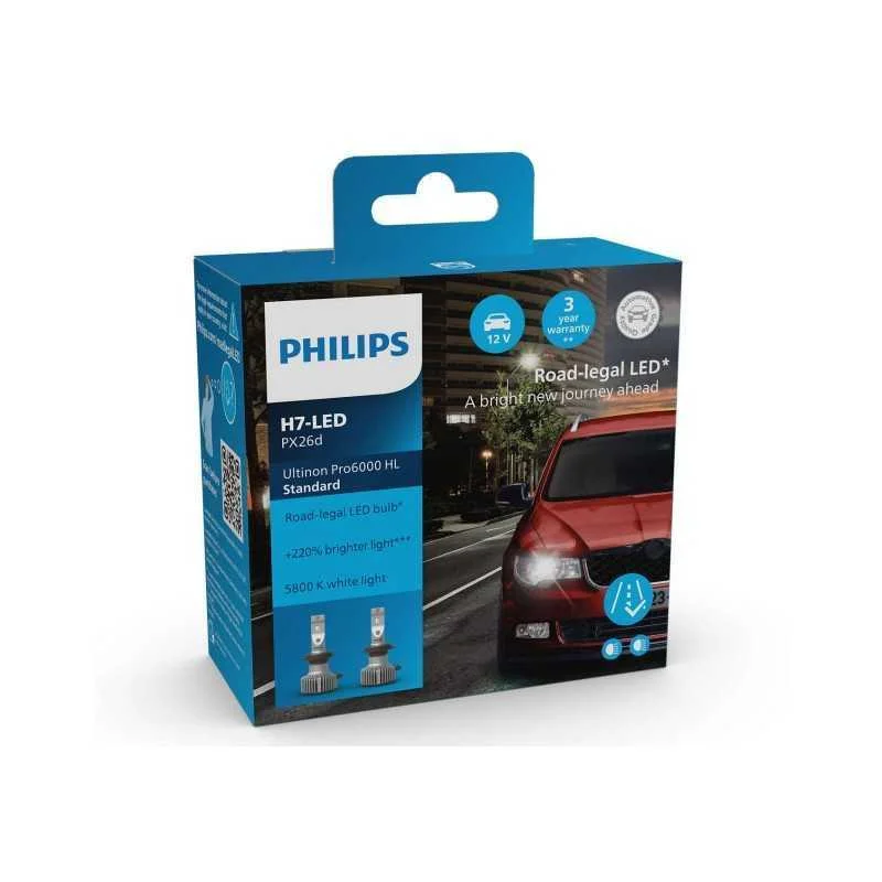 2ks LED H7 Ultinon Pro6000 HL Standard ROZBALENO Omezená Nabídka