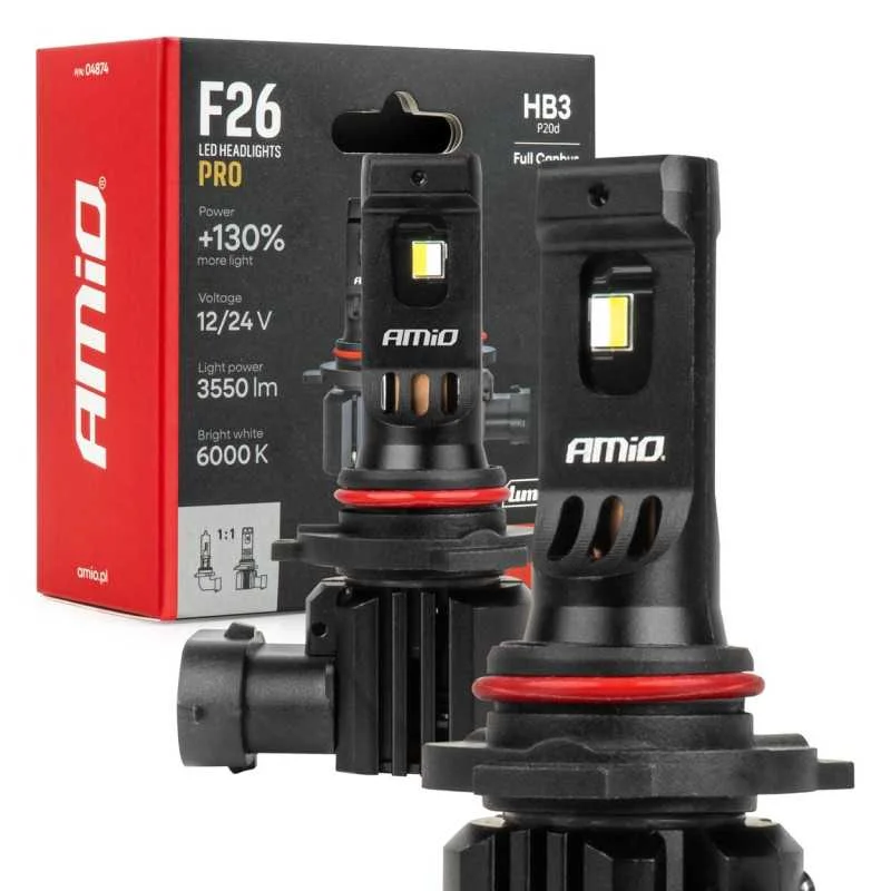 2ks ?árovka LED HB3 12/24V 3550lm +130% Zlevněny