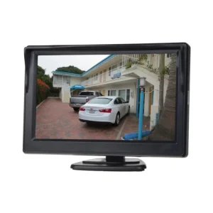 Zna?kovy LCD monitor 5" ?erny na palubní desku s mo?ností instalace na HR dr?ák - 80063