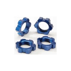Zlevněny Traxxas matice kol 17mm hliníková modrá (4) - TRA5353