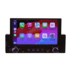 1DIN autorádio s 6,2" LCD/3x USB/Bluetooth/CarPlay/AndroidAuto/Mirrorlink - scc170cabt Vrácení Zdarma