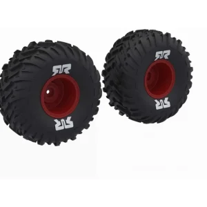 Zna?kovy Arrma kolo s pneu dBoots Cut Chevron, disk ?erveny (2) - ARA-2574