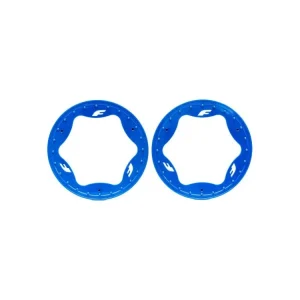 ?asově Omezené Traxxas beadlock krou?ek 3.9" zadní modry (2) - TRA10977-BLUE