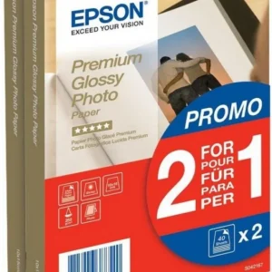 Zna?kovy Epson Premium Glossy Photo 10x15, 225g, 80 list? diskuse, fotopapír