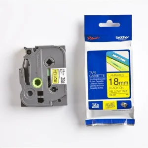 Zna?kovy Brother TZE-641, ?lutá/?erná, 18mm (TZE641)