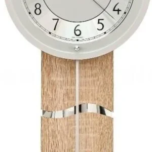 Zlevněny Luxusní kyvadlové nástěnné hodiny 5214 AMS ?ízené rádiovym signálem 66cm