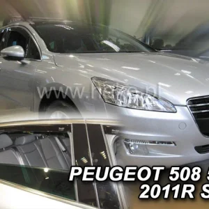 Zna?kovy Ofuky oken Peugeot 508 4dve? 11- p?ed.+zadní SW Heko