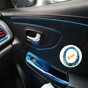 ?asově Omezené Dekora?ní ozdobná li?ta do interiéru vozidla 5m Modrá