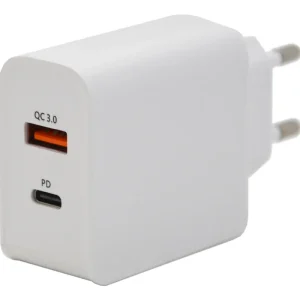Zástr?ka QUICK CHARGE 3.0 230V USB-A / USB-C 18W Autenticky