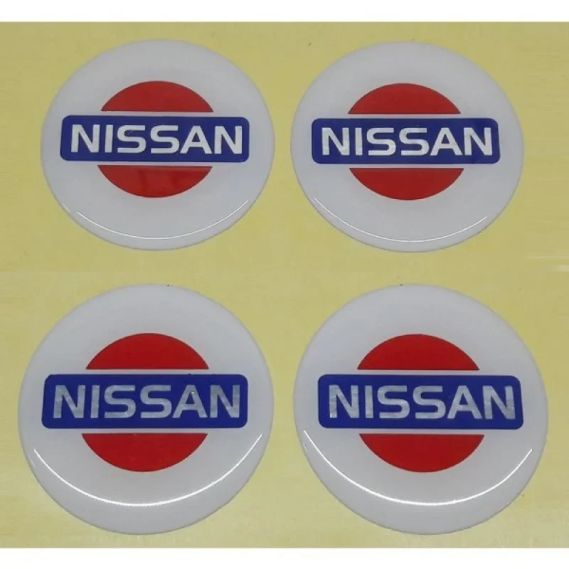 Znaky na poklice alu kola Nissan (typ 4) Akce