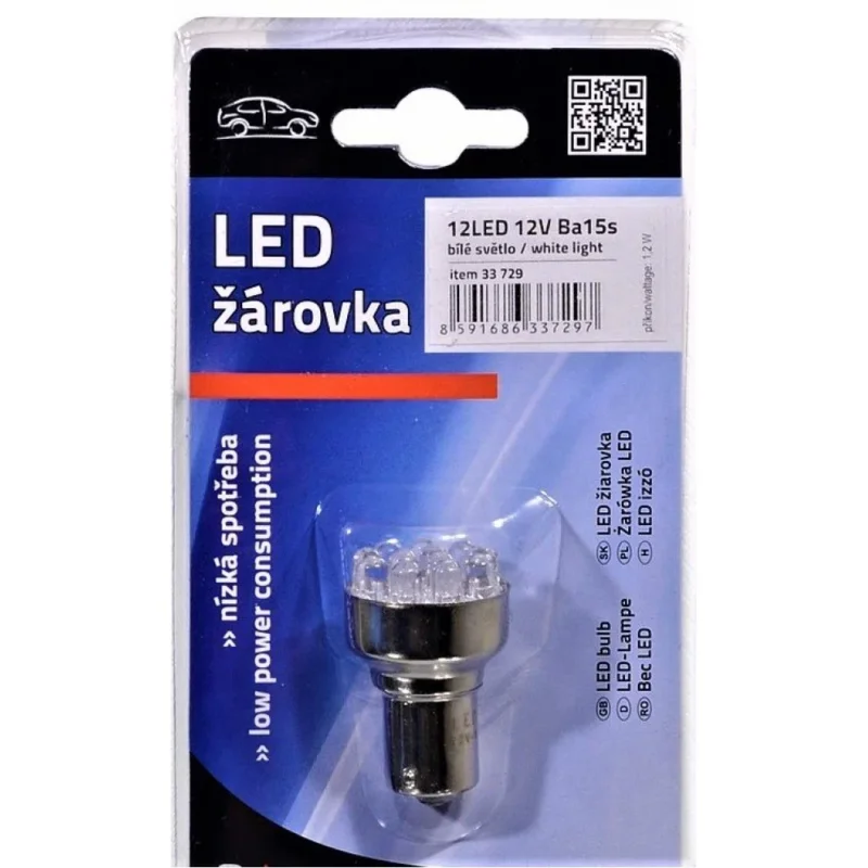 ?árovka 12 led Ba15s bílá Vysoce Kvalitní