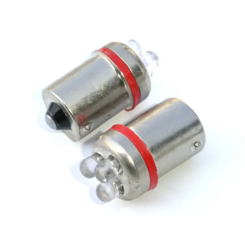 ?árovka 3 LED 12V Ba15s ?ervená auto?árovka Rychlé Dodání