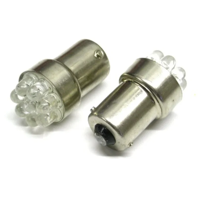 ?árovka 8 LED G18 BA15S 12V 5W ?ervená LED auto?árovka Tovární Cena