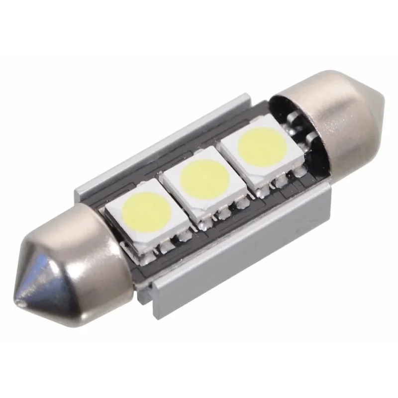 ?árovka LED 12V SV 10x36mm ?irá s eliminací chybovych hlá?ení CANBUS 3xLED Doprava Zdarma