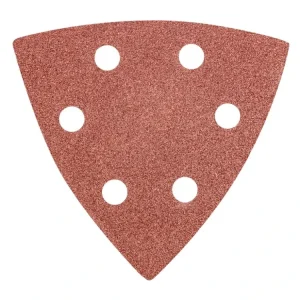 Zna?kovy Delta brusny papír se suchym zipem 93 x 93 mm K 80, 5 ks, s otvory 55H765