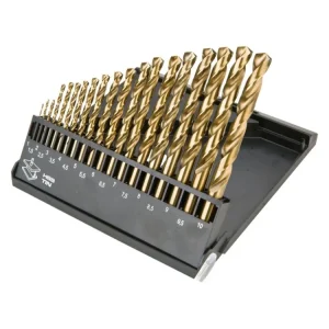 Zlevněny Vrták do kovu HSS-TiN sada 1,0 - 10,0 mm, 19 ks 57H199