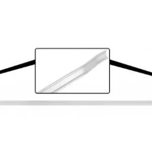 Závěs záclonky spodní/zadní - Typ 2 Westfalia (1967 ? 79) Vysoce Kvalitní